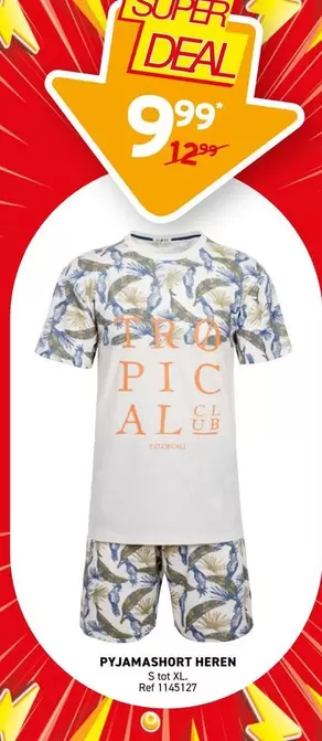 PYJAMASHORT HEREN