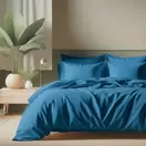 Housse de couette coton - Bleu Canard