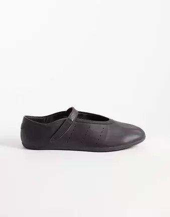 Adidas Originals Stan Smith ballet flat in dark brown