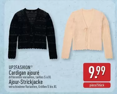 Cardigan ajour