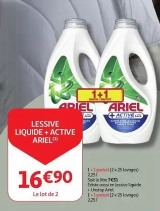 De - LESSIVE LIQUIDE + ACTIVE