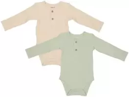 Body gaufré henley bébé taille 50/56 – 98/104