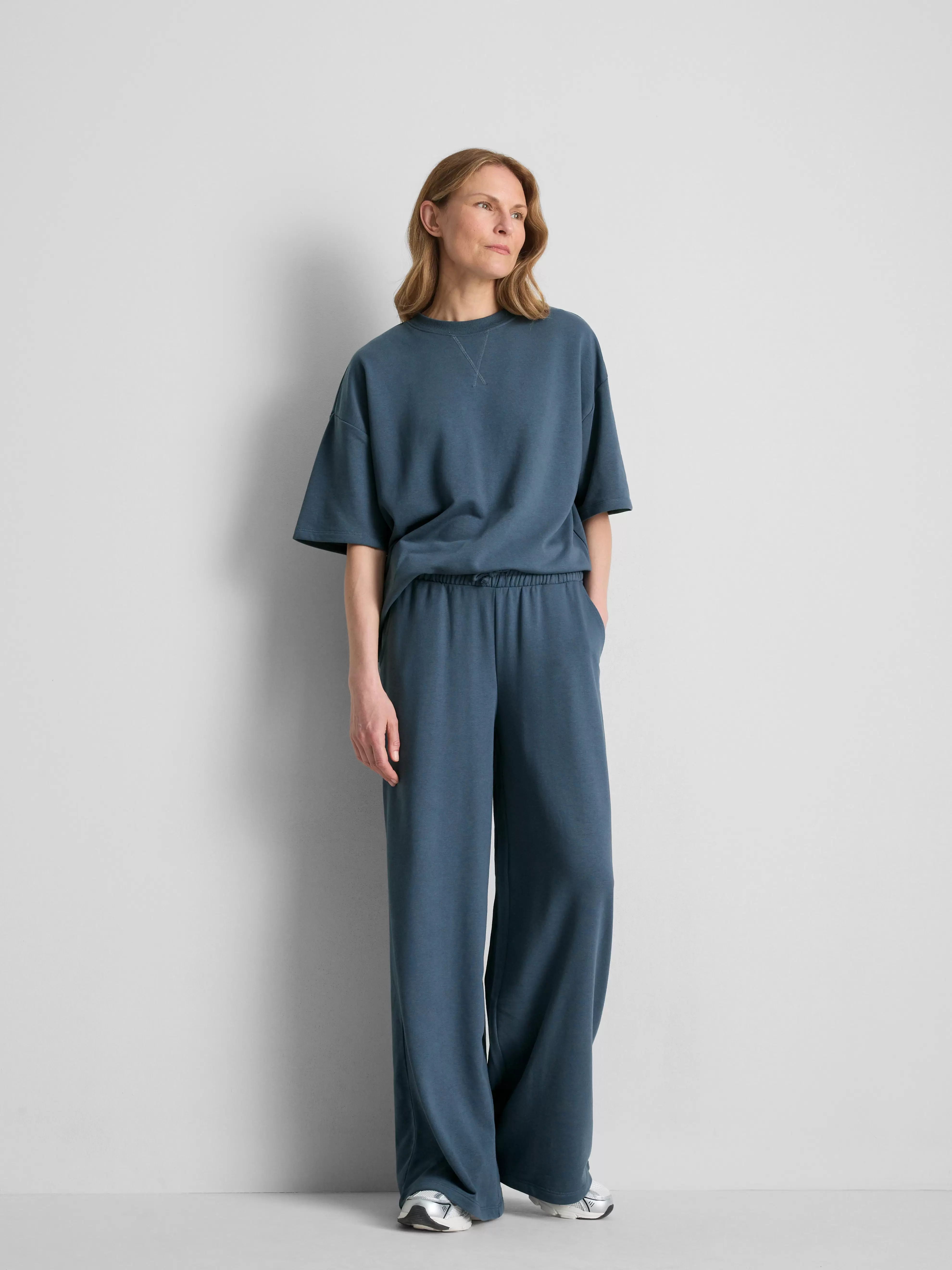 Bas de jogging large en coton majoritaire