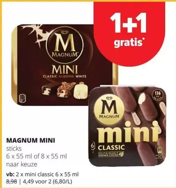 White - MAGNUM MINI sticks