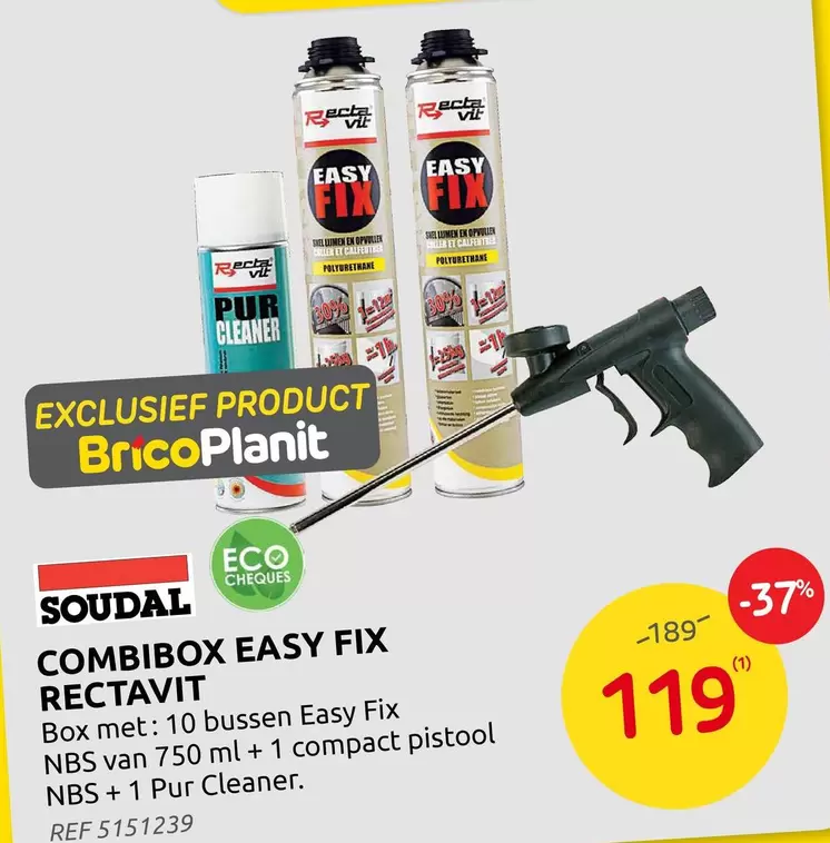 Box - COMBIBOX EASY FIX RECTAVIT