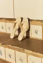 Sandalen met muilezelhak