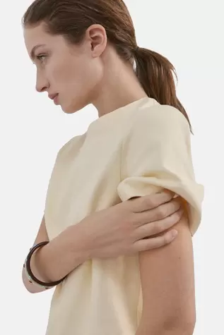 MANGO T-shirt met korte mouwen - Geel