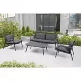 Set lounge 4 places BERGAME