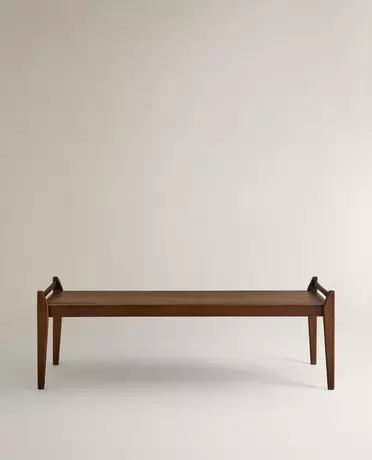 LONG WOODEN BENCH