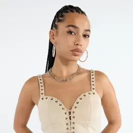 Top with lacing