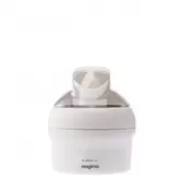 Le Glacier Sorbetière Cuve Inox 1 L Blanc