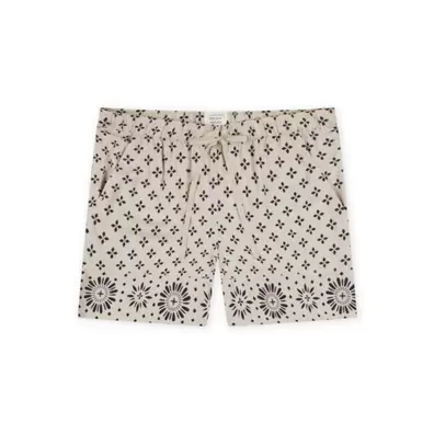 Schiesser Mix+Relax Shorts Grey-Jaspe Geometrisch Design