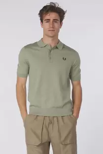Fred Perry Polo Cotton Knitted Sharp