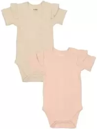 Body côtelé volants bébé taille 50/56 – 98/104