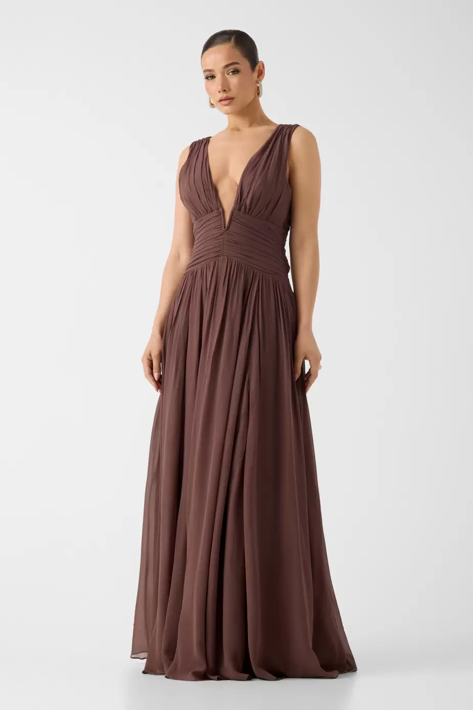 Vestido largo de viscosa Marciano