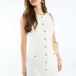 Waisted mini dress