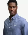 Chemise Lin Coton Manches Longues Coupe Décontractée