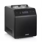 IM706 Turbine à glace et Yaourtière 2-en-1 avec Cuve Inox 2L Noir Mat