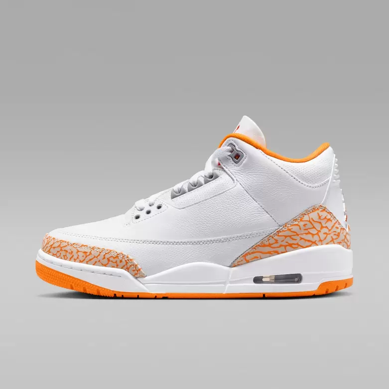 Air Jordan 3 Retro "White and Orange Peel"