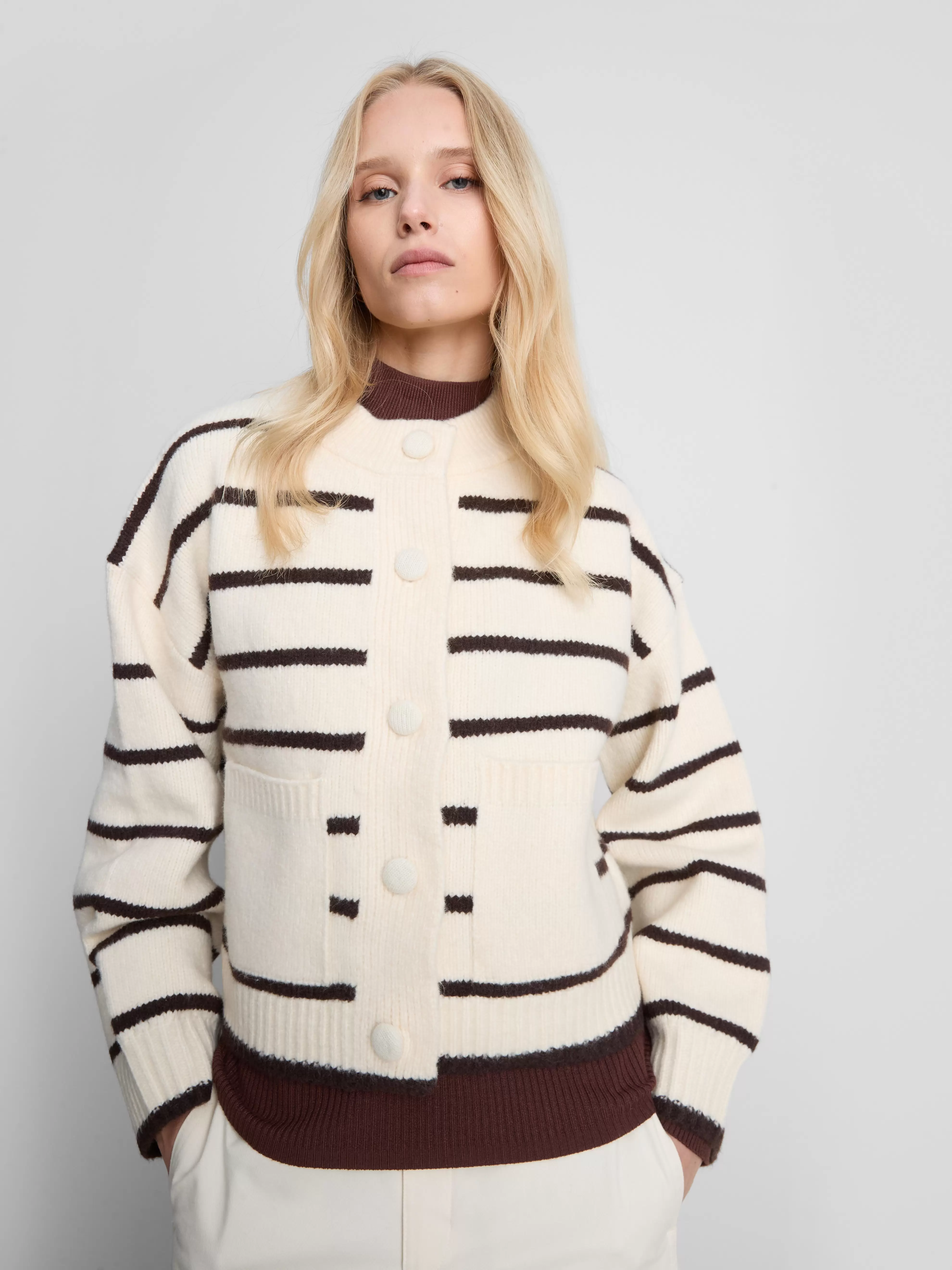 Gilet bomber en tricot