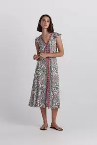 Vestido cenefa centro