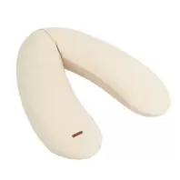 Coussin d'allaitement en microbilles bicolore