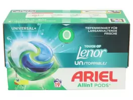 Ariel All-in-1 Lenor Unstoppables lessive Universal+ 19 capsules