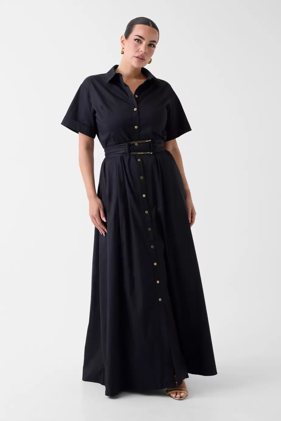 Vestido largo chemise Marciano