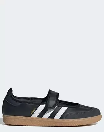 Adidas Originals Samba mary jane flats in black and white