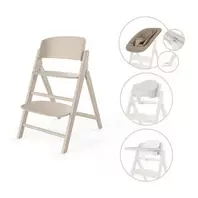 Chaise haute évolutive Click & Fold 4 en 1 all natural