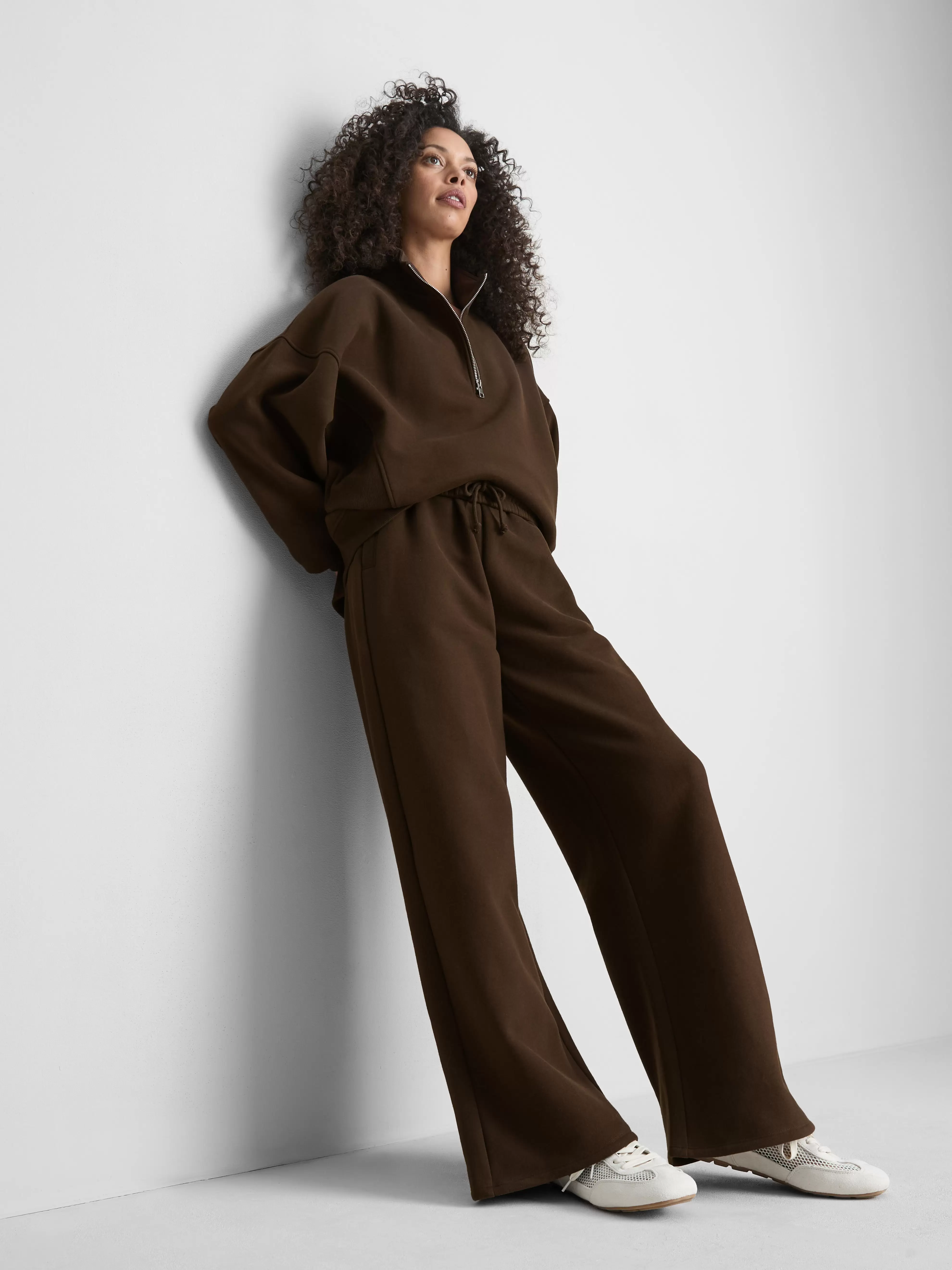 Bas de jogging large en coton majoritaire