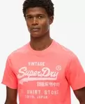 T-shirt décontracté Vintage Logo Neon