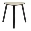Bout de canapé Joseph marron Ø40xH39,5 cm