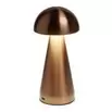 Lampe de table Roundi USB tactile orange Ø9,5xH22,5cm