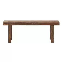 Banc décoratif Ties - couleur naturelle - 40x110x24 cm
