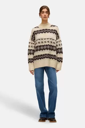 Pull met ronde hals - Birch