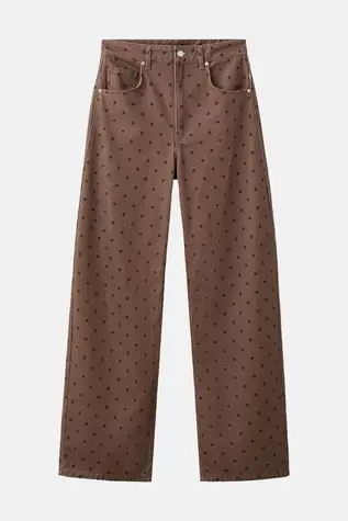 MANGO Colored jeans - Bruin