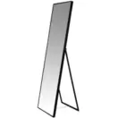 HUGO - Grand miroir rectangulaire sur pied noir, 50x170 cm