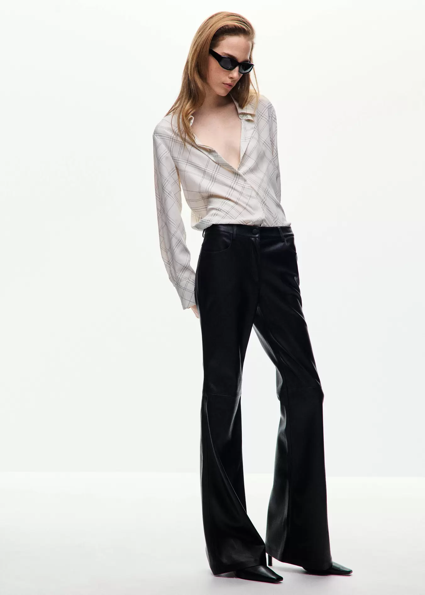 Printed straight shirt