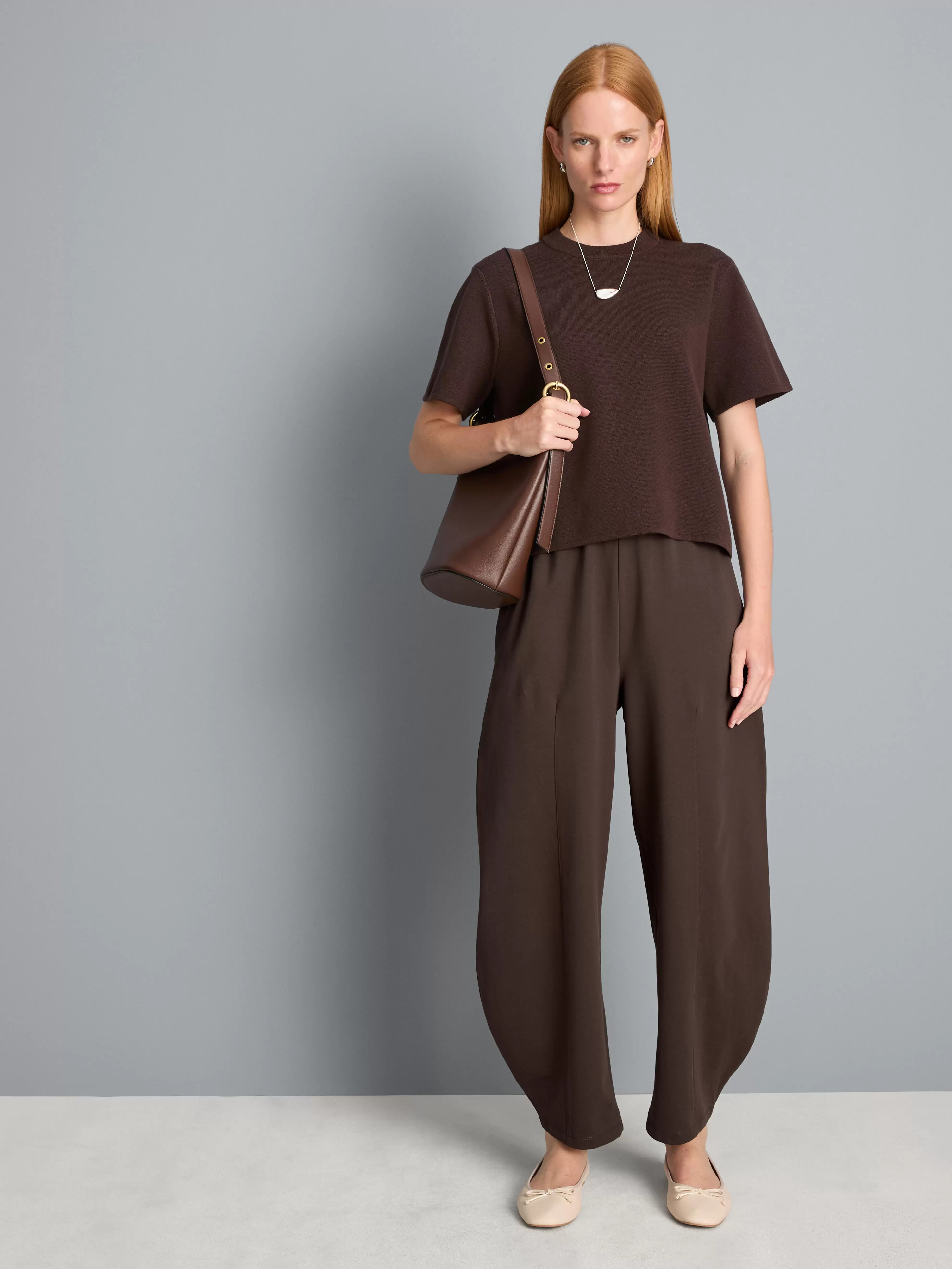 Bas de jogging barrel en coton majoritaire