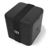 Square Bento LunchBox Noir Made in France 1,7 L