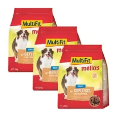 Mellos 3 x 1,5 kg Gevogelte en wortelen 3x1,5 kg