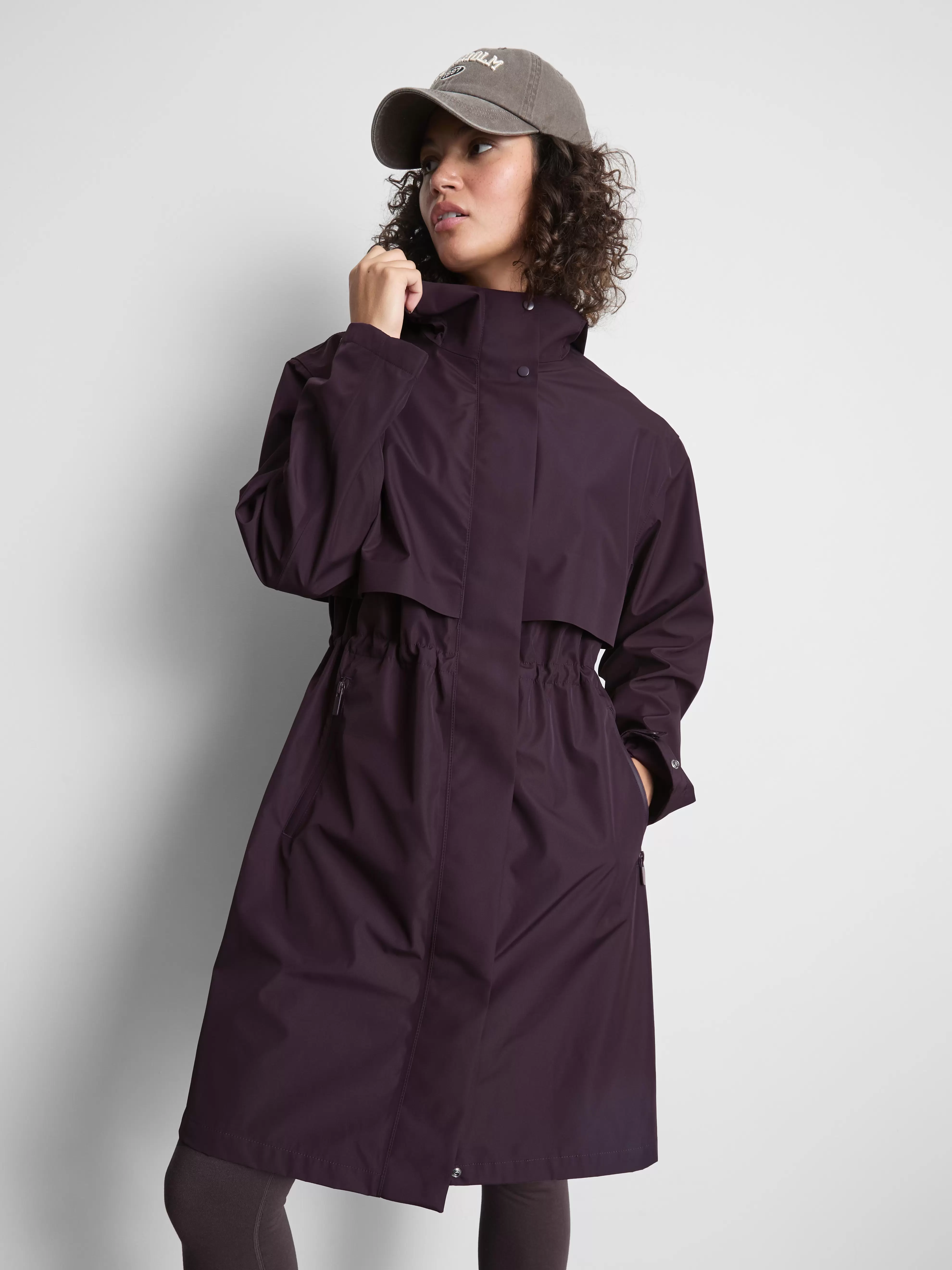 Imperméable long cintré