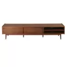 GRIFFITH - Meuble TV vintage 2 portes coulissantes L201
