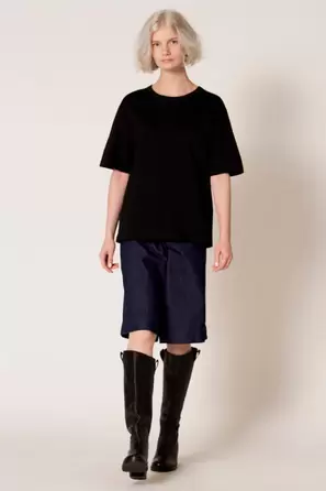 T-shirt met korte mouwen - zwart