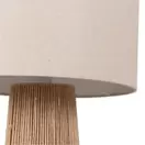 Kata - Lampadaire en papier et abat-jours en polyester recyclé beige H141