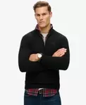Pull en maille brodée à col camionneur Essential