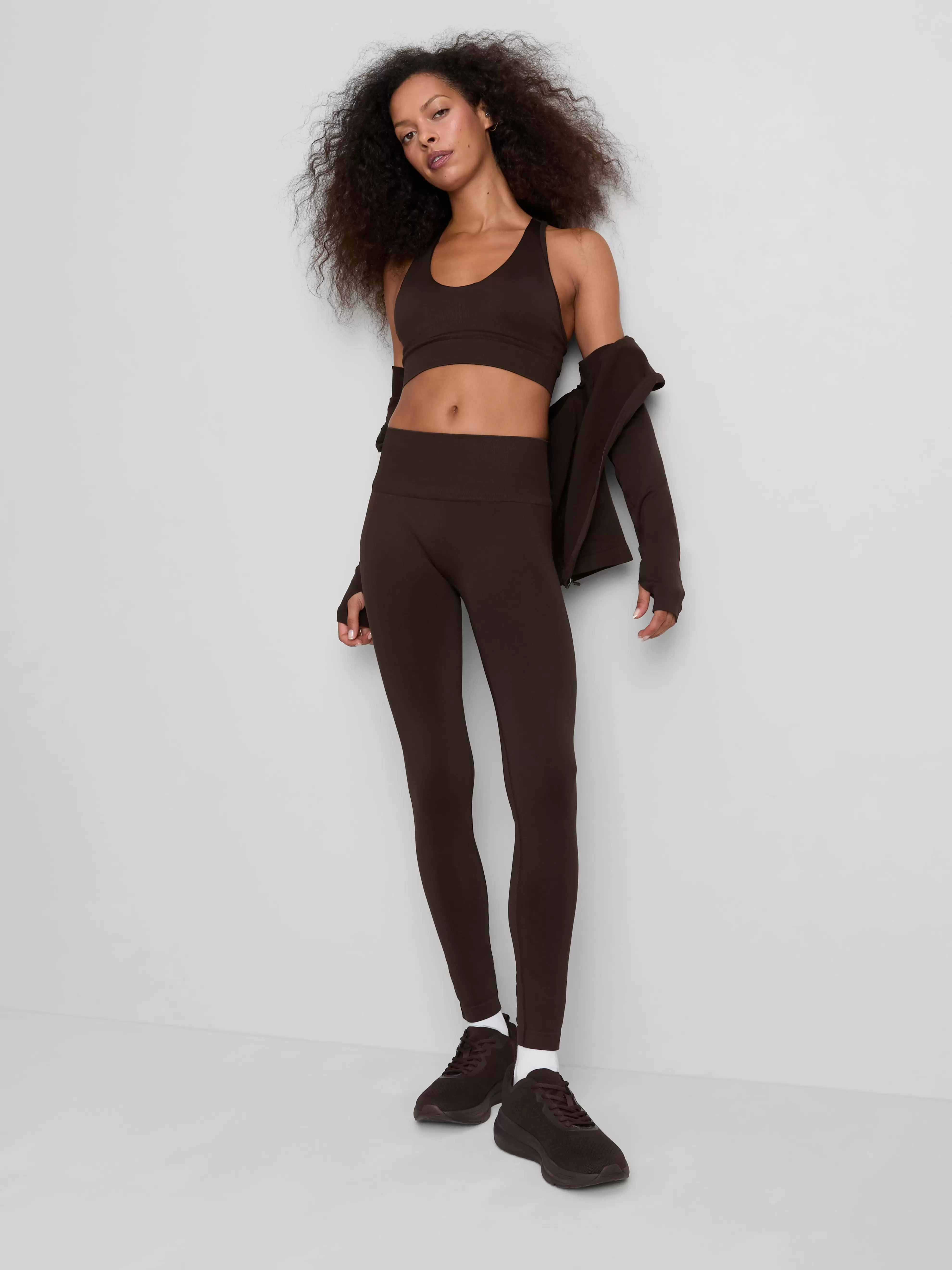 Legging de sport sans coutures à taille haute