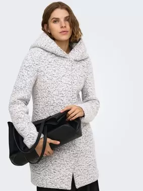 ONLY ONLNEWSOPHIA Wool coat - Cloud Dancer - 15385548