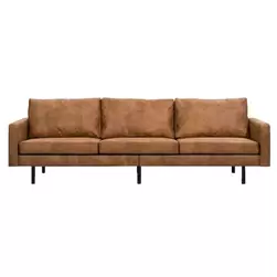 Canapé Collin 4 places - couleur cognac